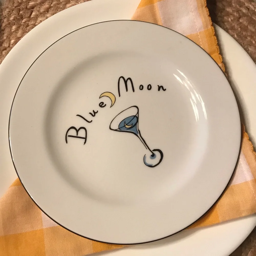 Pottery Barn Martini Plates